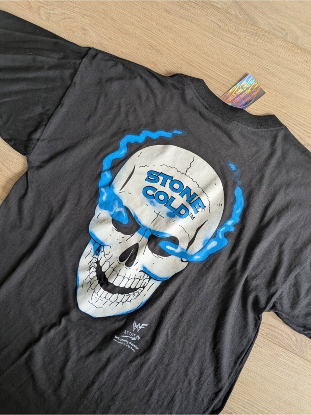 DEADSTOCK NWT Vintage 90s WWF WWE Stone Cold Steve Austin 3:16 T Shirt SOGO L